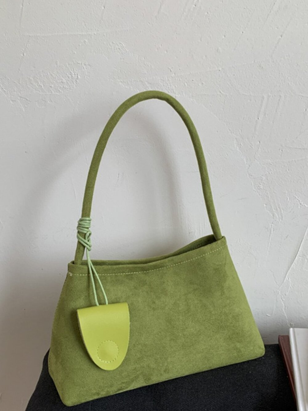 Minimalist Hobo Shoulder Bag | Everyday Faux Leather Tote - Picture 3 of 16